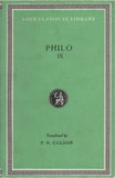 Philo IX; Loeb Classical Library No. 363, Translated by F. H. Colson